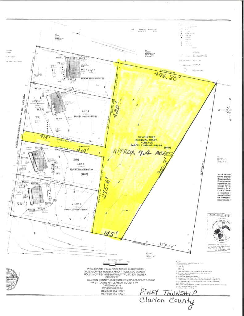 OWNER FINANCES: CLARION COUNTY- 7.4 ACRES FOR SALE (NEAR SLIGO, PA)